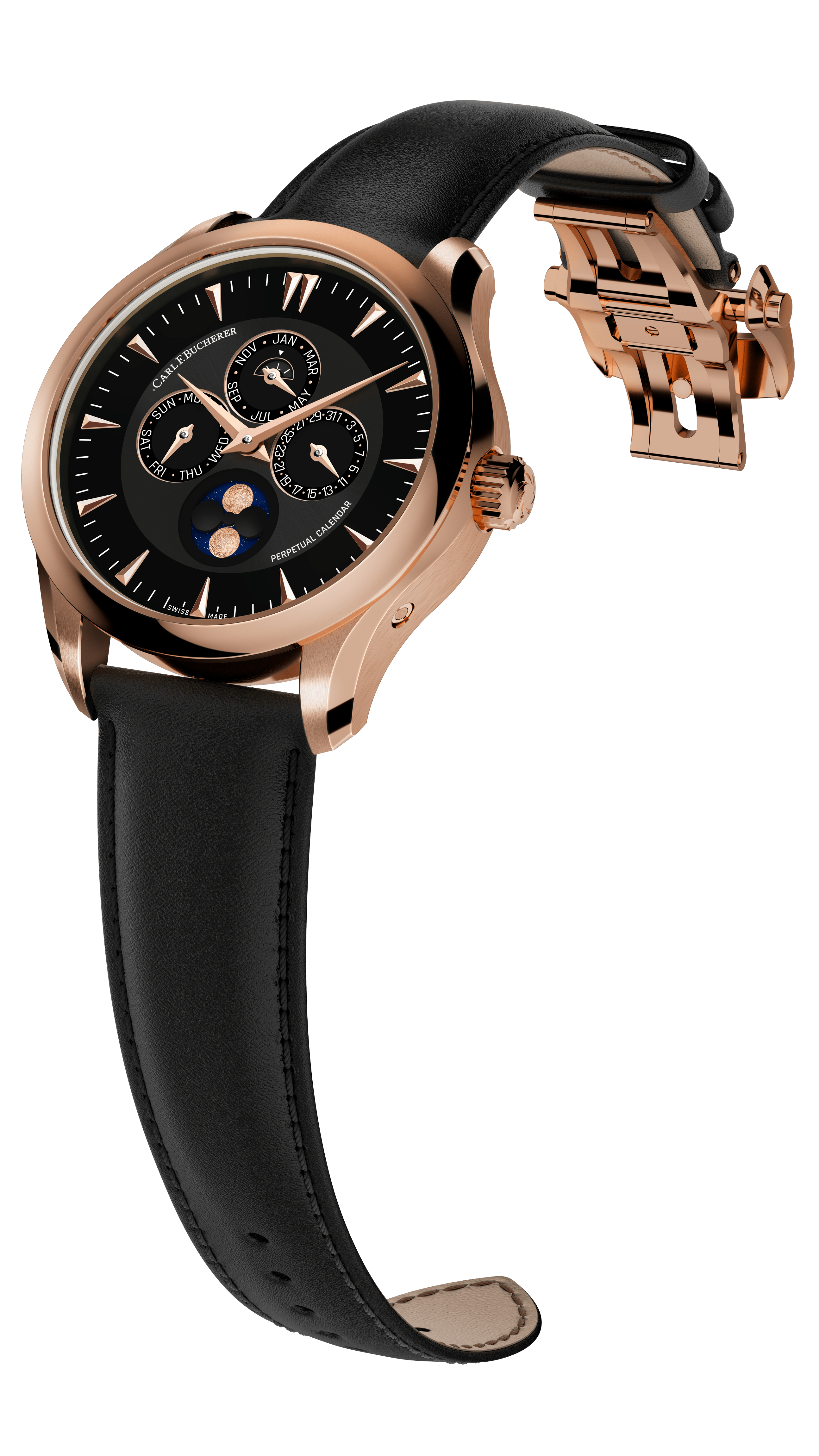 Carl F. Bucherer Manero Peripheral Perpetual Calendar 00.10916.03.33.01